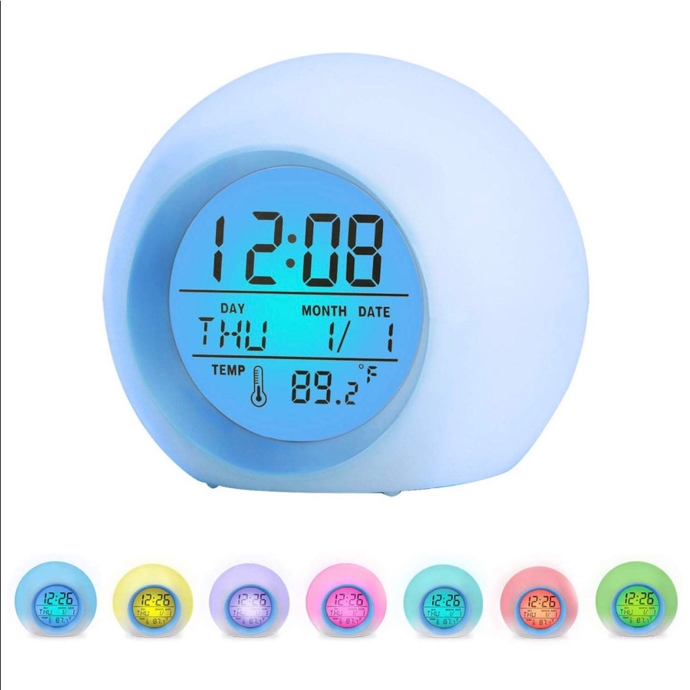 Color changing Kids Alarm clock